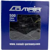 Comair Pretty Fashion Bølge Hårnåle Sort 5cm 754504 500 stk.