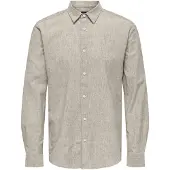 Only & Sons Overhemd 'Casey' grijs gemêleerd