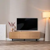 Livin24 Tv-meubel Thomas blank eiken 150 cm