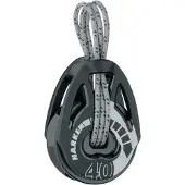 Harken Carbo T2 Auto Ratchet Block Pulley 40 Mm Zwart