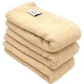 ADA - Bamboe handdoek – 40x76cm – Zand - 3 stuks