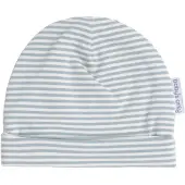 Babys Only baby muts Stripe lichtblauw/off white Jongens/Meisjes Stretchkatoen - maat 3-6 mnd