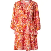Vila Jurk 'VILISA' donkeroranje / magenta / oudroze / pastelroze