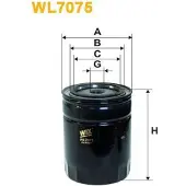 WIX FILTERS WL7075 Oliefilter