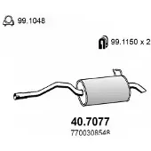 ASSO 40.7077 Einddemper