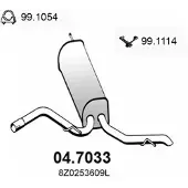 ASSO 04.7033 Einddemper
