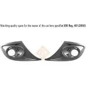 ISAM 1440738 Ventilatiegrille, bumper