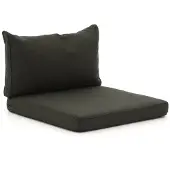 Madison + 10% kassakorting | loungekussenset luxe zit 73x73cm rug 73x40cm 2-delig