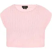 Faina Gebreide top rosa
