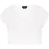 Faina Gebreide top wit