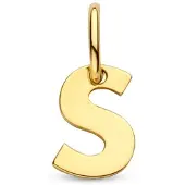 The Jewelry Collection Geelgouden Hanger letter S 4023470