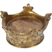 MEA Kroon goud, fleur de lis, 11x5,5cm
