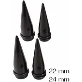 Charme Bijoux 4-Delig Stretcher Taper 22 en 24 mm -