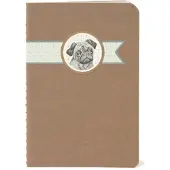 MEA Notebook Pug 9x14cm
