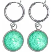Charme Bijoux Klem oorbellen -Turquoise- Cleo -geen gaatje-