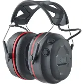 3M Pro-Protect Gehoorkap voor helm Draadloos Rood, zwart