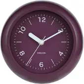 Karlsson Wandklok Slope - Dark mauve - Ø 20cm