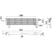 MAHLE ORIGINAL CRE 1 000P Koeler, aandrijfaccu