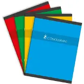 Conquerant 100103881 schrijfblok & schrift 48 vel Rood, Groen, Geel, Blauw
