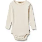 Wheat Rompertje/body 'Regitze' offwhite