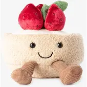 Jellycat knuffel aardbeientaart