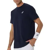 Asics Heren T-shirt Hof Ss marine (M), Casual, Sportief, Meerdere sporten, Polyester, Korte mouwen, Marineblauw 2041A339