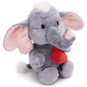 Nici Elephant With Magnet Heart Teddy 23 Cm Grijs Kinderen