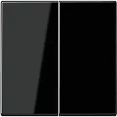JUNG LS995SW Serieschakelaar, Serietoets Afdekking 1-voudig Zwart 1 stuk(s)