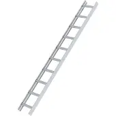 Munk aluminium dakladder, 10 treden, aluminium