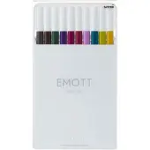 Emott -Ball EMOTT markeerstift 10 stuk(s) Blauw, Bruin, Groen, Grijs, Paars, Rood, Violet, Geel