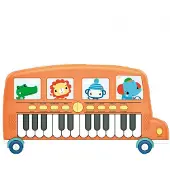 Reig Musicales Fisher Price Buslion Piano Oranje