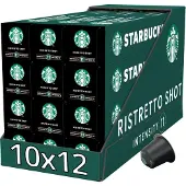 Starbucks by Nespresso capsules Ristretto - 10 koffiecups x 12 doosjes
