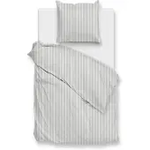 Zohome Zo Home Dekbedovertrek Righe di Percalle - northern grey 140x200/220cm