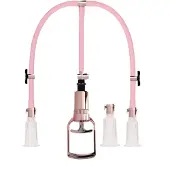 Shots toys Clitoral & Nipple Pump Set Large - Rose Gold