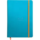 Rhodia Rhodiarama Webnotebook - Gelinieerd 96 vellen - 5 1/2 x 8 1/4 - Turquoise omslag 118747C