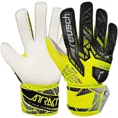 Reusch Sporthandschoenen 'Attrakt Solid Junior' geel / zwart / wit
