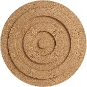Born In Sweden Circle ronde pannenonderzetter Ø20 cm Bruin