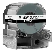 Epson LK-9WBVN tape zwart op wit 50 mm (origineel)