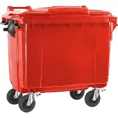 ESE Afvalcontainer 660 liter rood