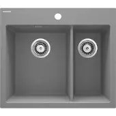 Deante Zqe S503 Granieten Gootsteen Met 1.5 Spoelbak