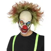 Smiffys Luxe kale kop clown Bennie met haren