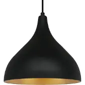 Bamyum Adash Hanglamp, 1 Vlam Zwart Metalen Hanglamp
