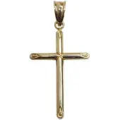 Christian Geel gouden holle kruis