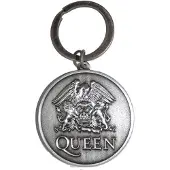 Queen - Silver Crest Double Sided Sleutelhanger - Zilverkleurig