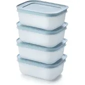 Tupperware diepvries/igloo dozen 4 stuks (nieuwe kleur)