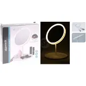 Van Der Meulen make-up spiegel LED speelgoed 18x27cm multicolor.