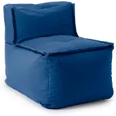 Lumaland Modular Zitzak middenstuk modulaire zitmeubelen donkerblauw | 54*81*70 | 200l