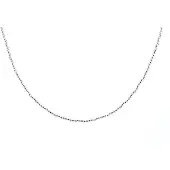Heaven Eleven - dames - ketting - zilver - 925 - 2,5mm - verstelbaar 40cm + 4cm