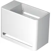 Ink Fontein Hangar Polystone Zonder Kraangat Links Glans Wit 40x22x30 cm