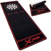 Xqmax XQ Max Carpet Dartmat Black Red 237x80